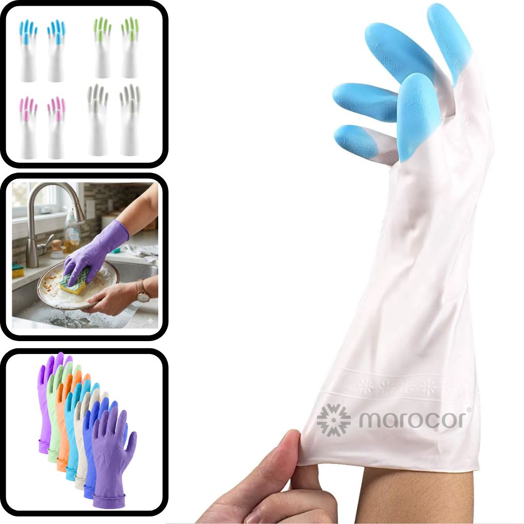 Gants de protection pour la cuisine : idéaux pour cuisiner et nettoyer efficacement.