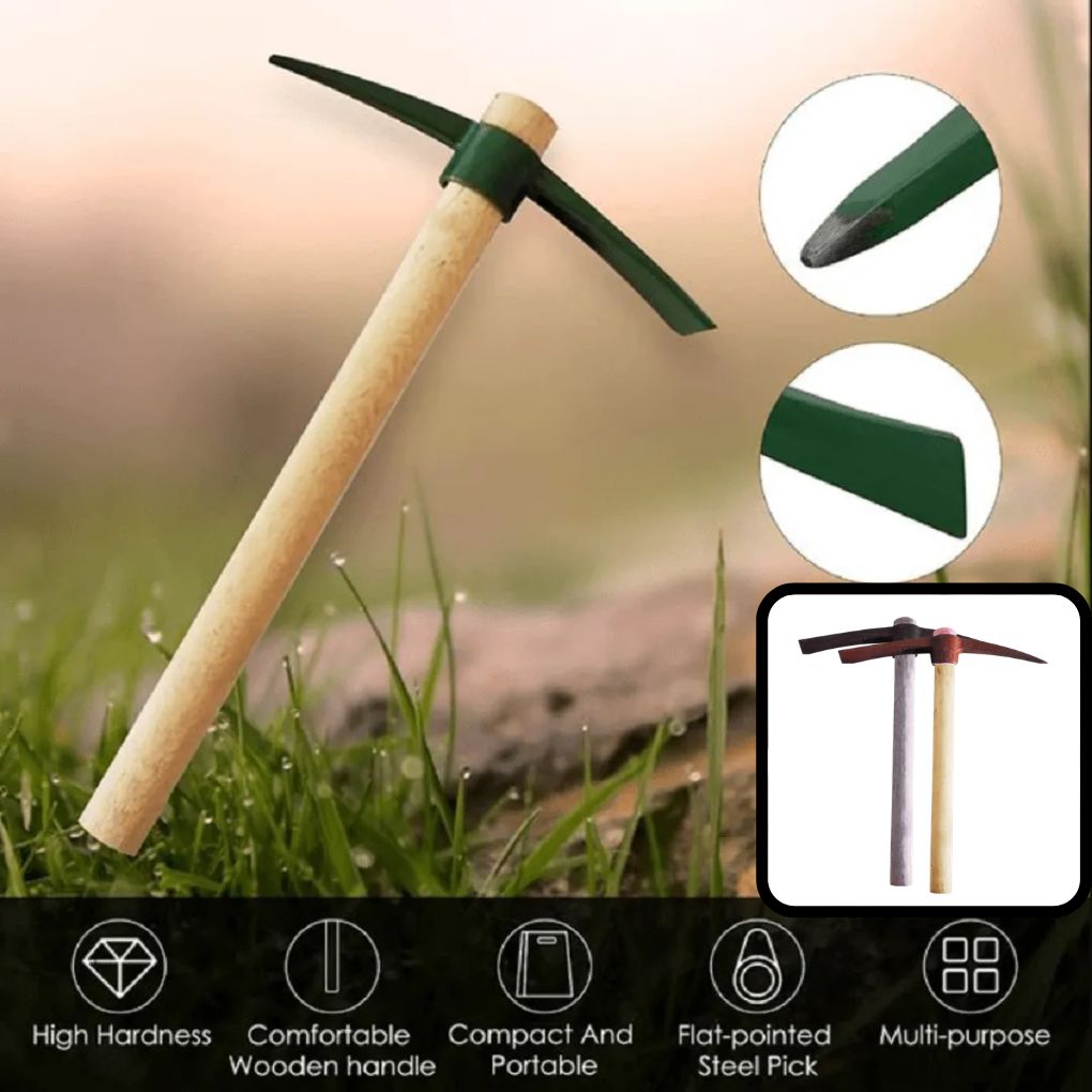Pioche de Jardinage Idéale pour Transplanter et Creuser