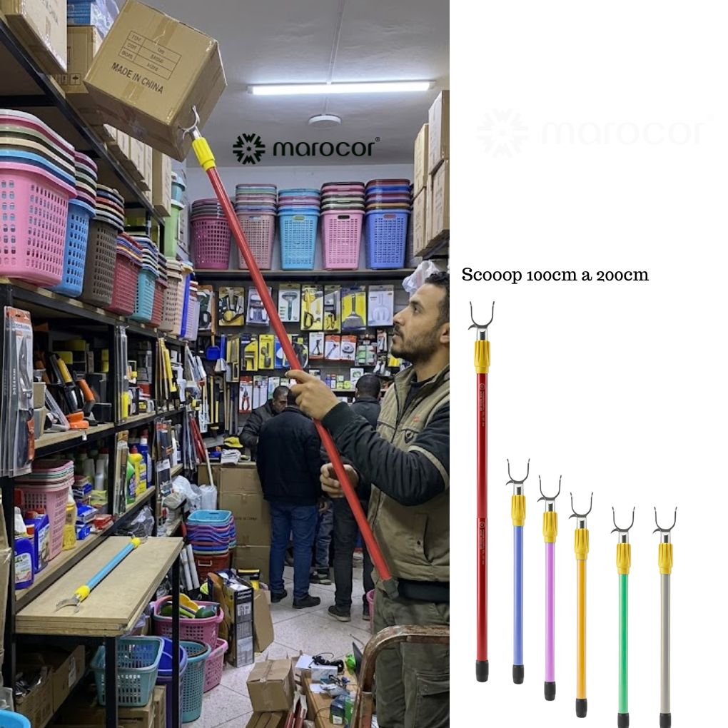 Pince ou canne de préhension télescopique : Saisissez n'importe quoi, n'importe où !