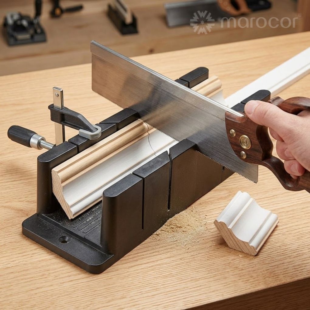 Guide de Découpe Précise : Boîte à Onglets pour Menuiserie (petite taille)