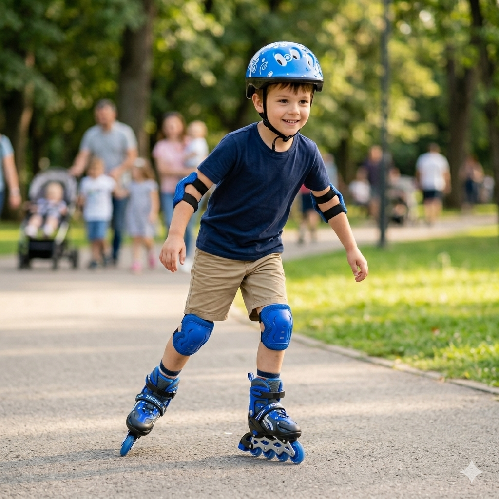 Chaussures à roulettes professionnelles pour enfants et adultes avec sac et accessoires