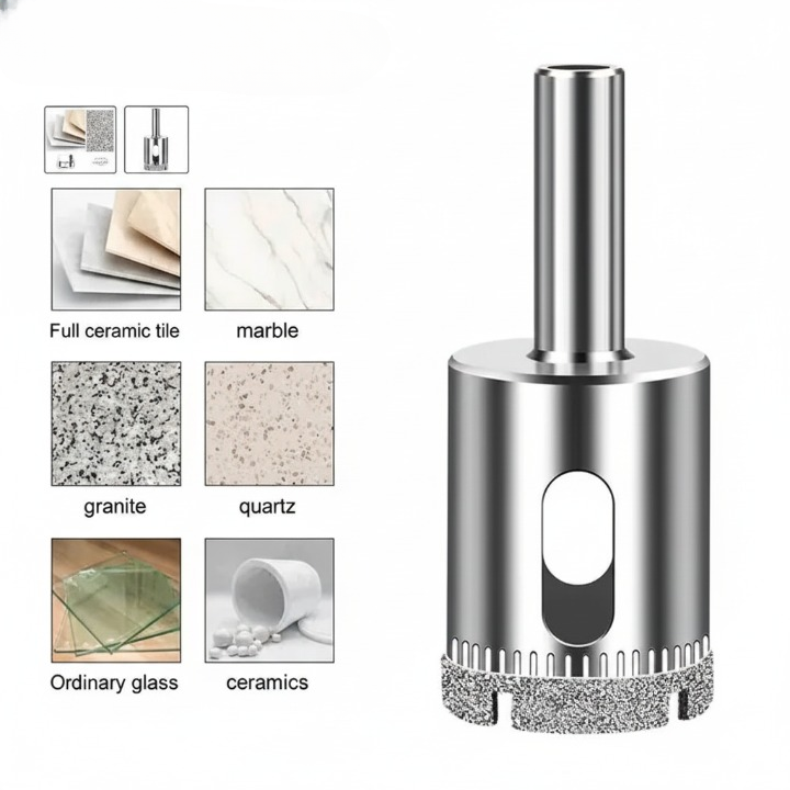 Scie cloche diamantée 35 mm pour perçage précis