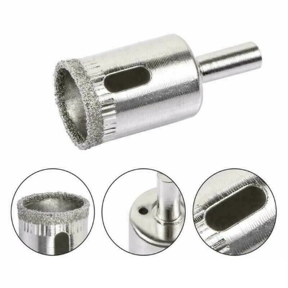 Scie cloche diamantée 22 mm pour perçage précis des surfaces dures