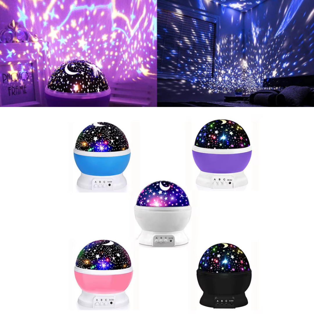 Lampe LED projecteur ciel étoilé pour ambiance romantique chambre