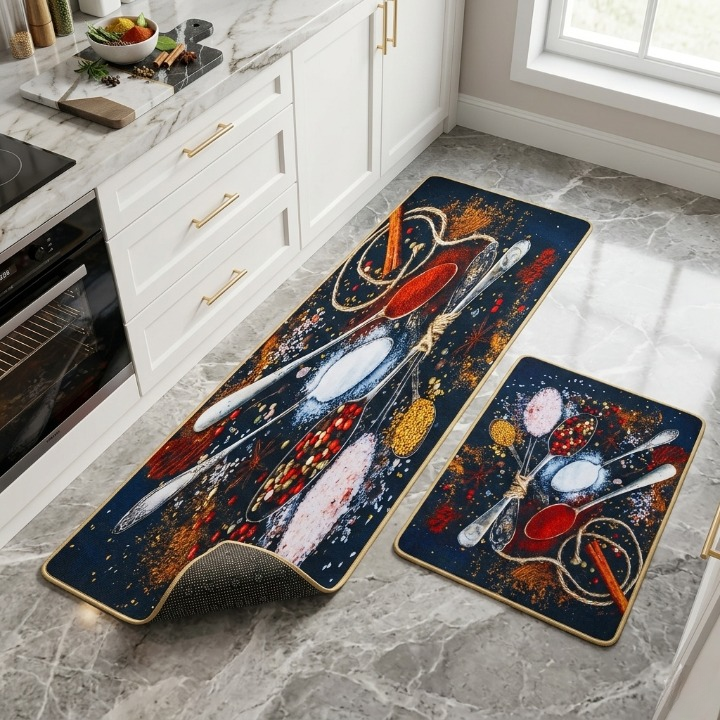 Tapis de cuisine antidérapant polyvalent pour évier, couloir et intérieur maison