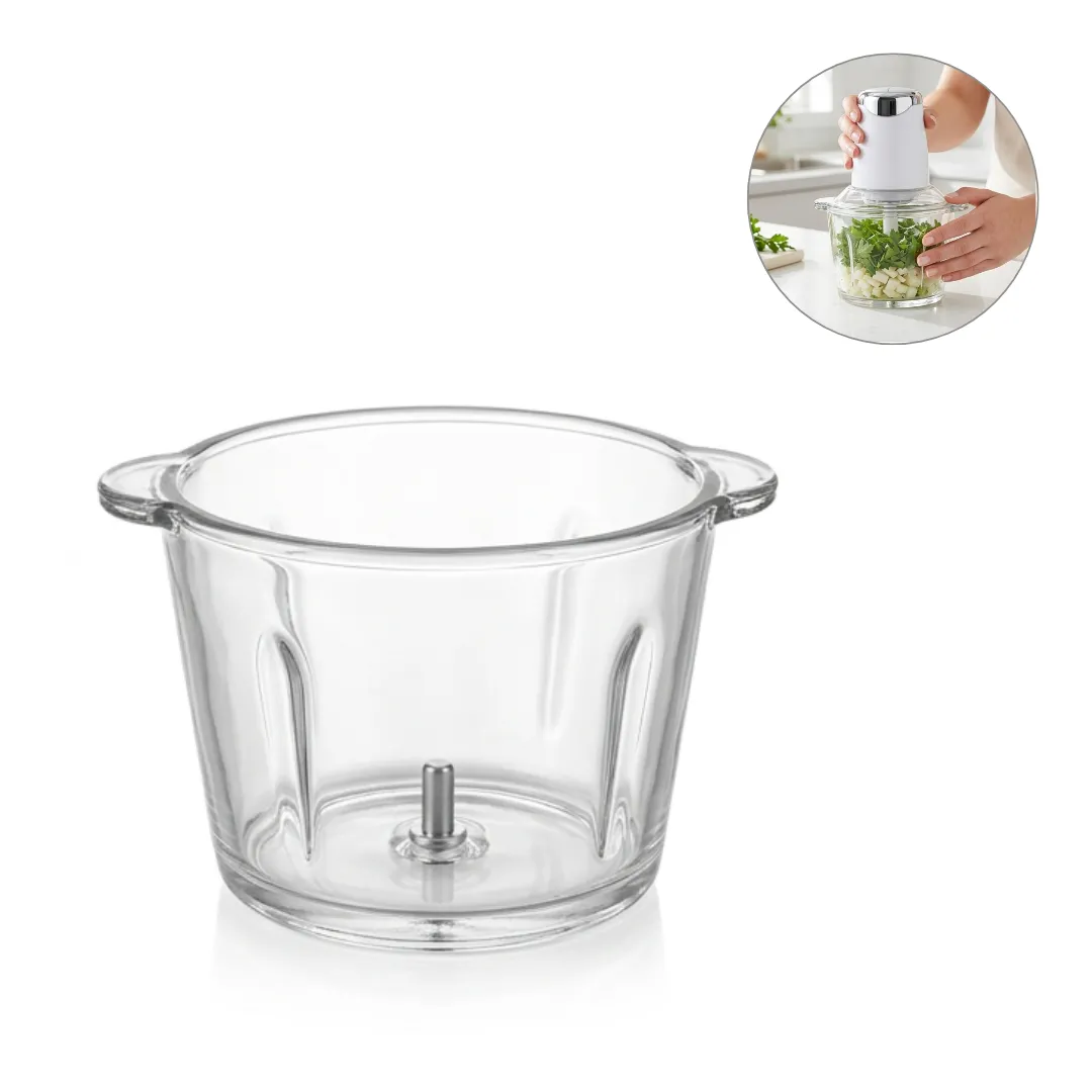 Bol en verre pour hachoir domestique viande et légumes