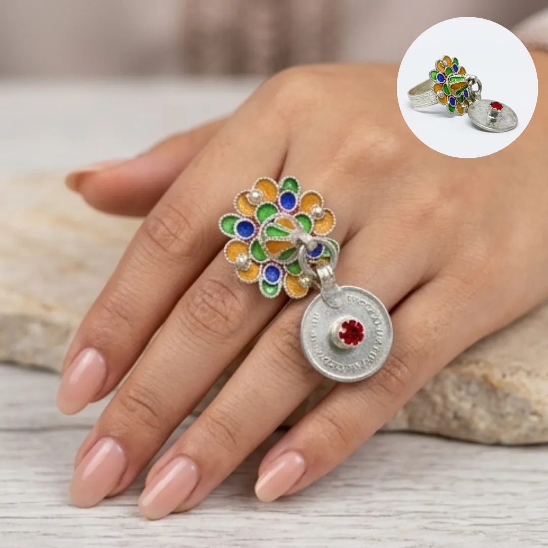 Bague Amazighe en Argent – Bijou Traditionnel Élégant et Authentique