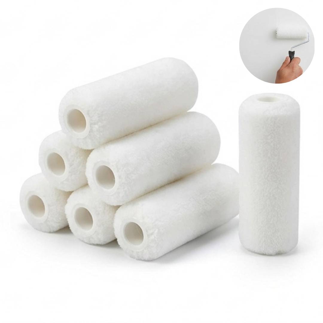 Rouleau de Peinture en Microfibre – Finition Ultra-Lisse pour Murs et Plafonds