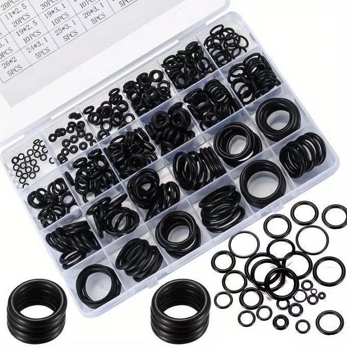 Kit d’Assortiment de 200 Joints Toriques – 15 Tailles de Joints d’Étanchéité en Caoutchouc