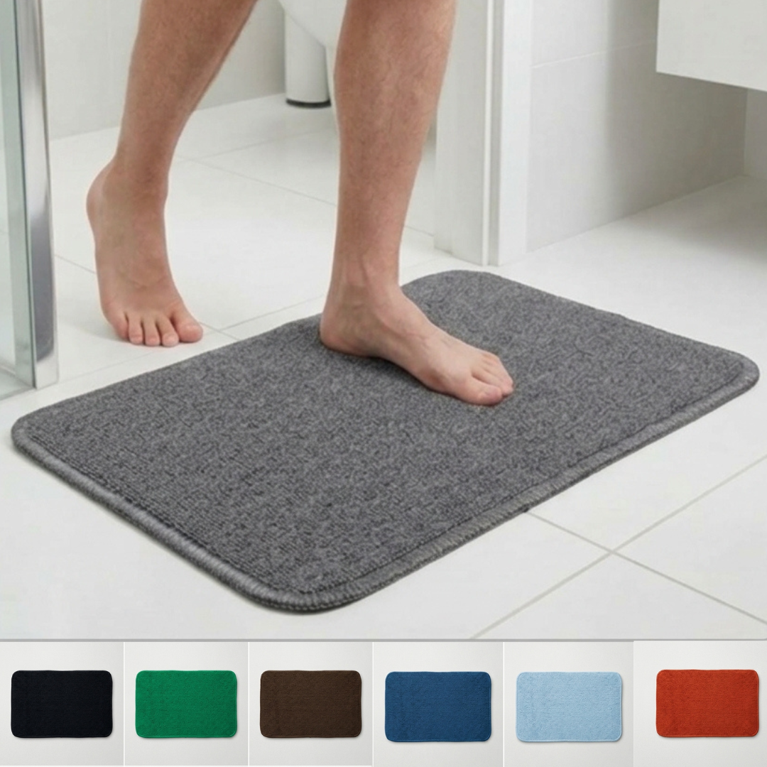 Tapis de Sol Absorbant et Antidérapant pour Maison et Salle de Bain (couleur aléatoire)