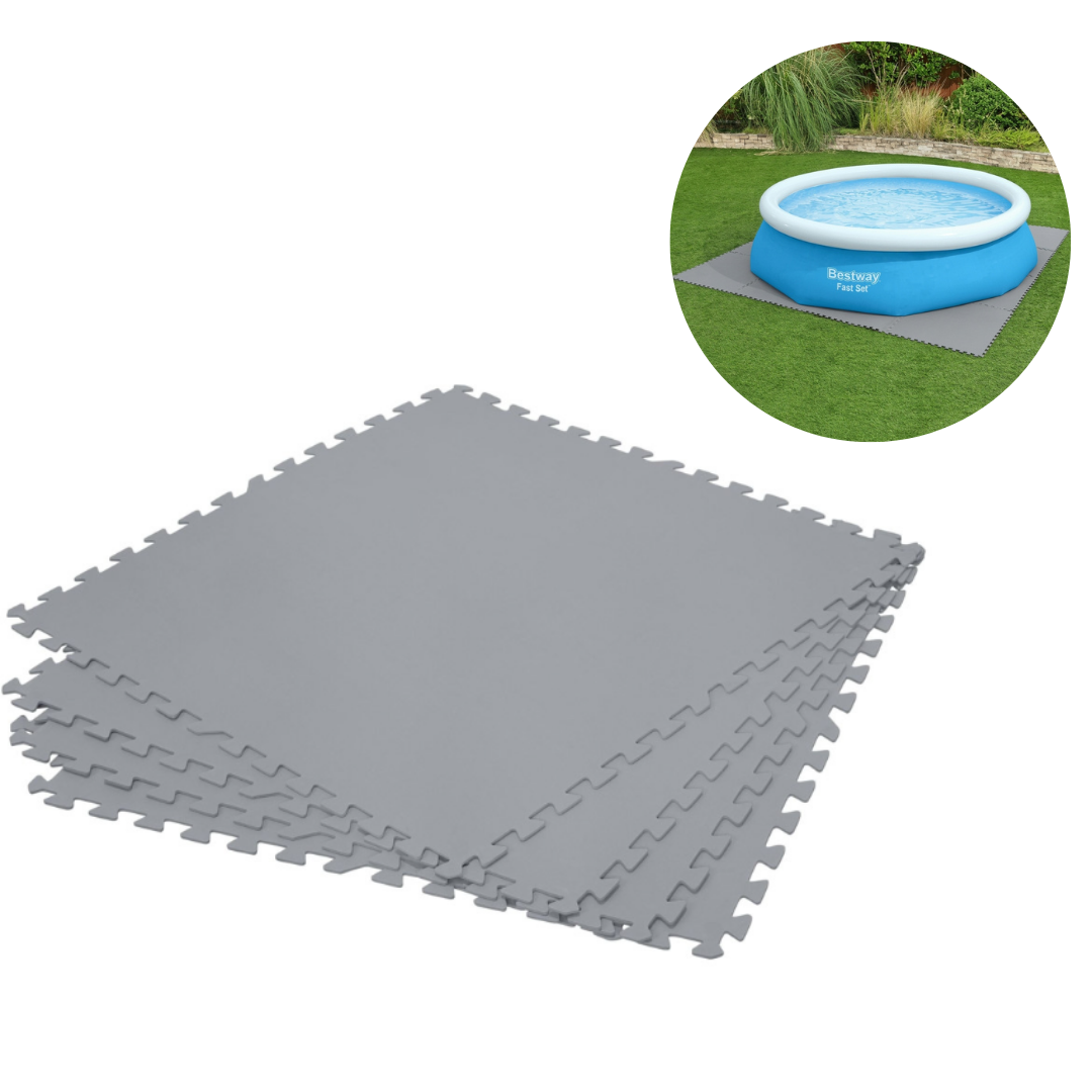 Dalles de Protection en Mousse pour Piscine – Revêtement de Sol Modulable