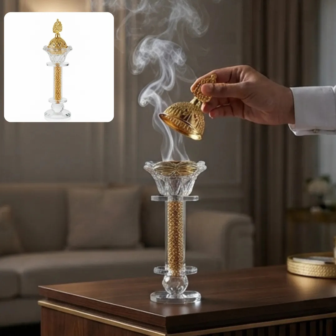 ناشر البخور الكريستالي – أناقة وعطر راقي للداخل