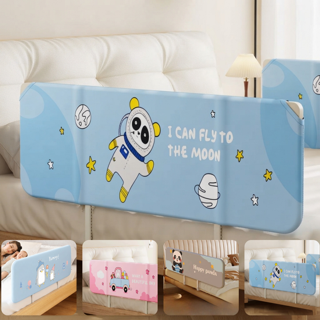 Barrière de lit pour enfant pliable et portable (couleur désigne aléatoire)