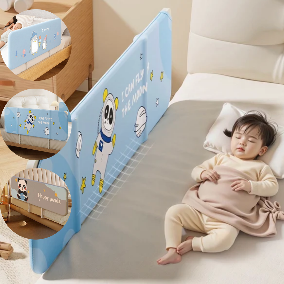 Barrière de lit pour enfant pliable et portable (couleur désigne aléatoire)
