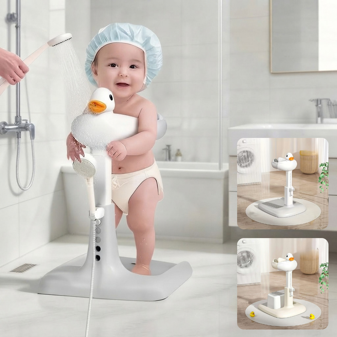 Titre : Support de bain pour bébé avec assise réglable et antidérapante (couleur aléatoire)