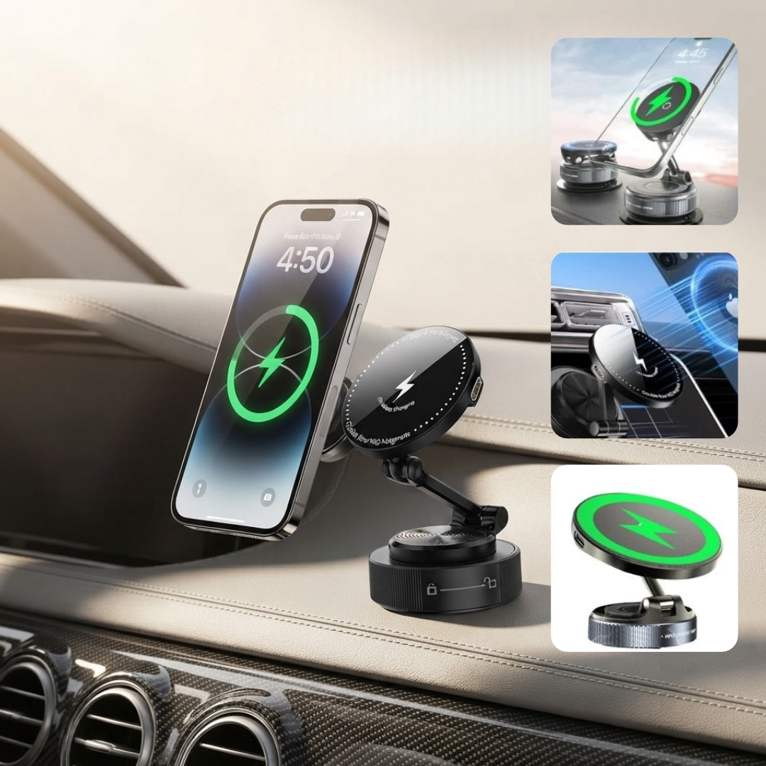 Chargeur et support magnétique intelligent pour voiture