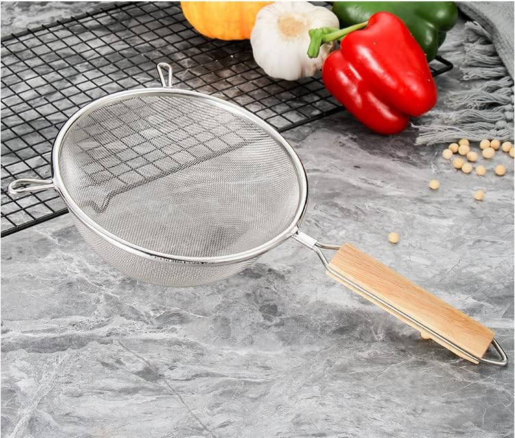 Passoire de cuisine en acier inoxydable à mailles fines