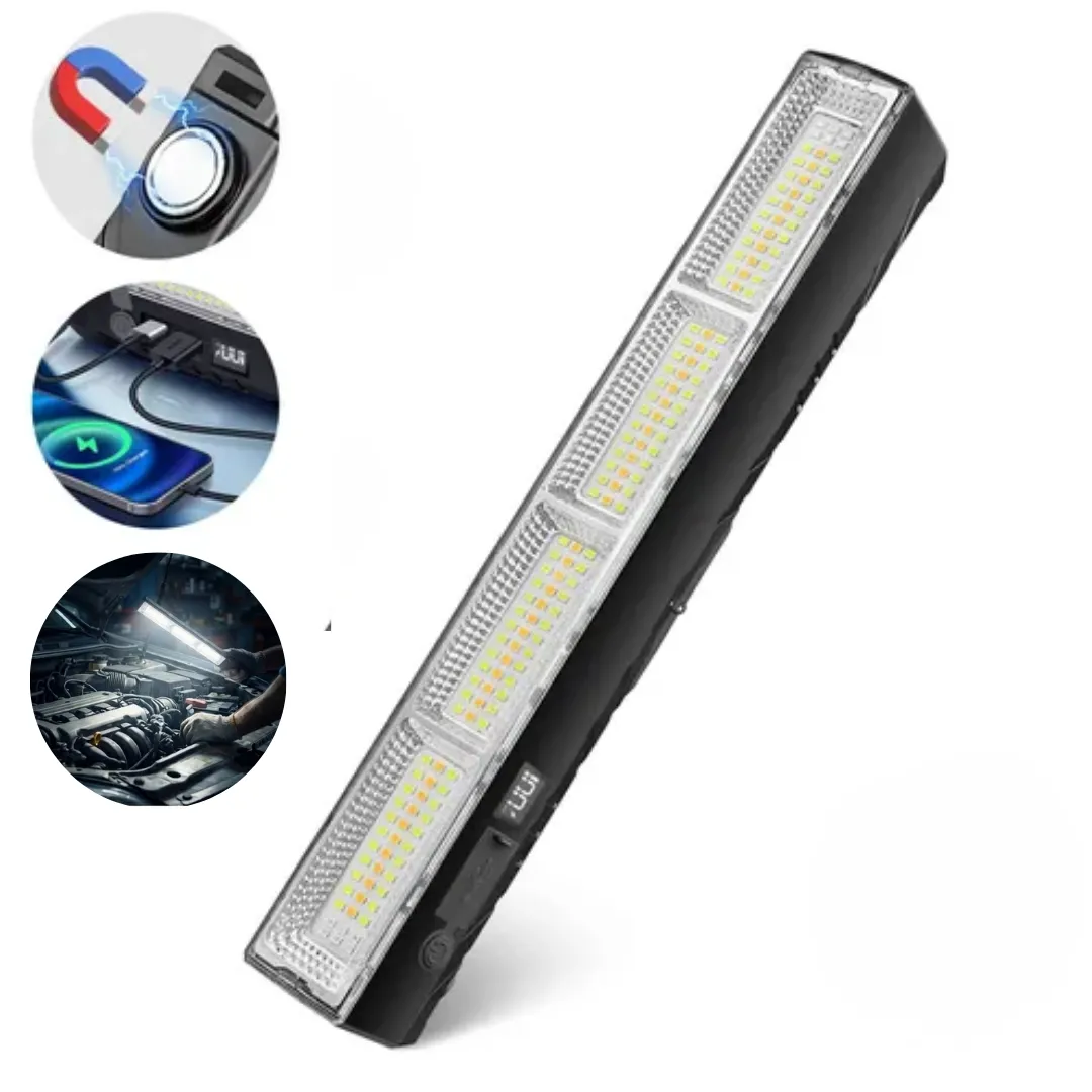 مصباح LED متعدد الوظائف ومحمول وقابل لإعادة الشحن عبر USB