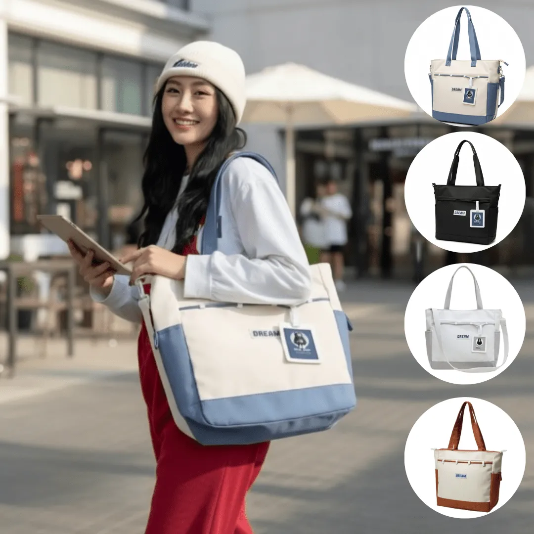 Sac spacieux et pratique – parfait pour l’école et le travail (colleur aléatoire)