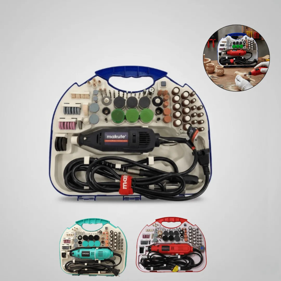 Perceuse rotative multifonction boîte d’accessoires (colleur aléatoire)