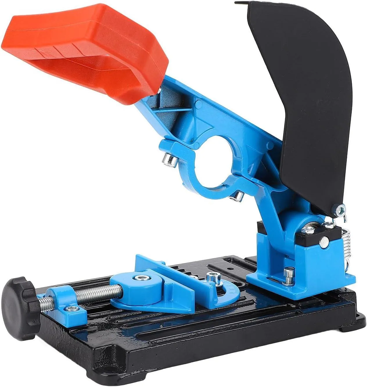 Meuleuse d'angle fixe avec base épaissie et support universel pour un polissage efficace.