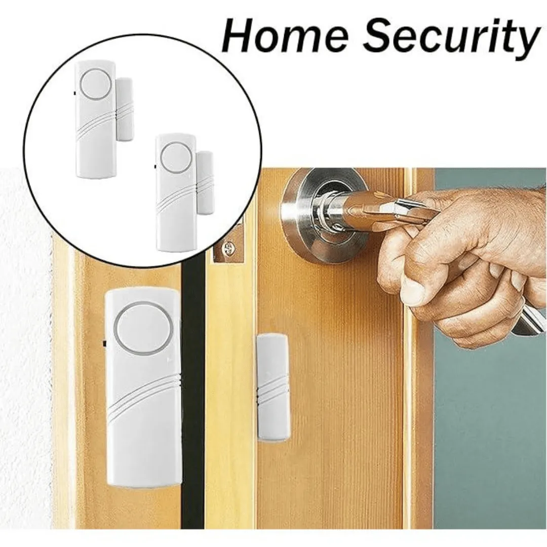 "5pcs" Sécurisez votre domicile avec un système d'alarme anti-volume pour une protection maximale.