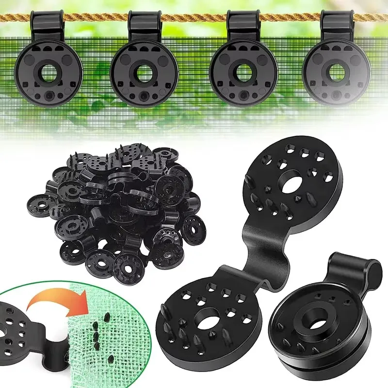 Clips en Plastique pour Grille d'Ombrage pour Filets de Jardin et filet pare-soleil