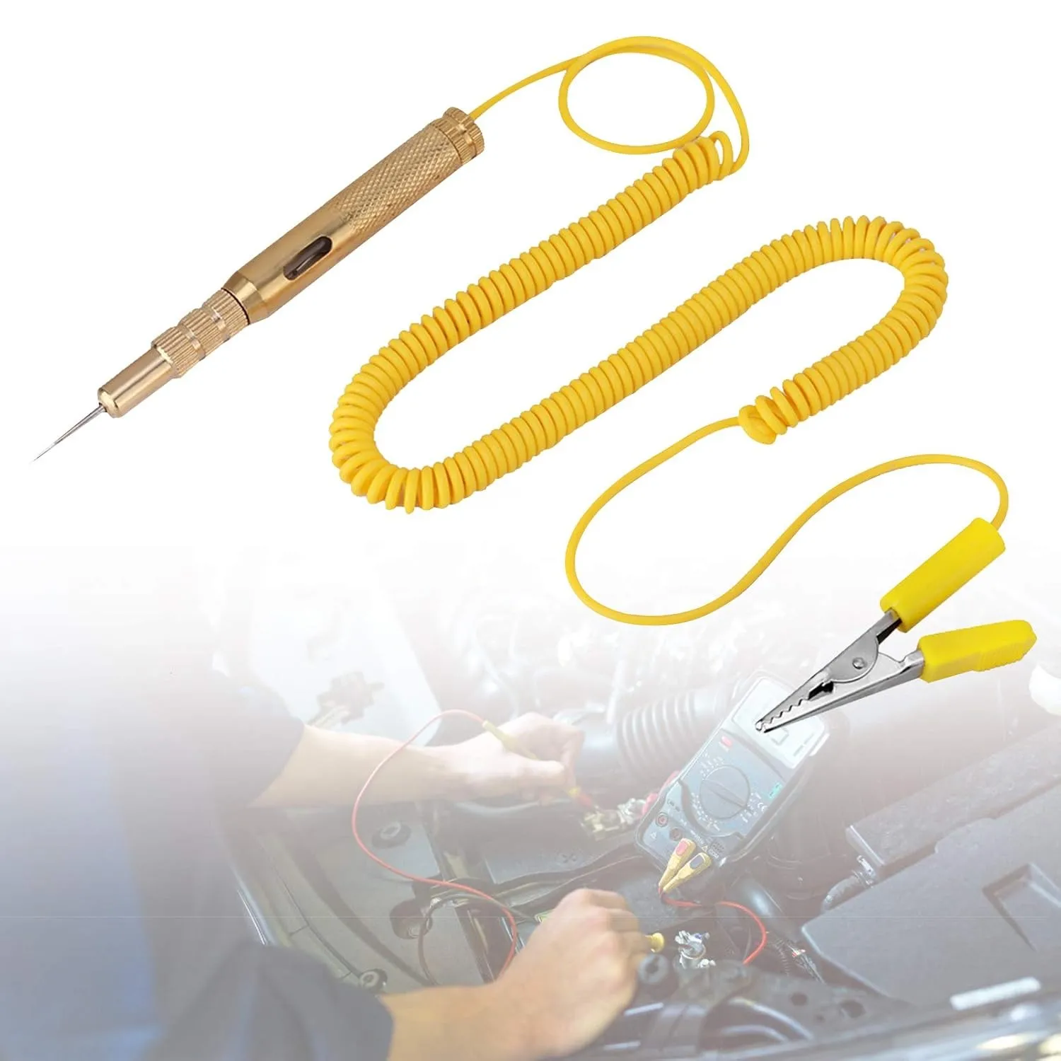 Testeur de Circuit d'Éclairage de voiture automatique en cuivre DC 6V 12V 24V
