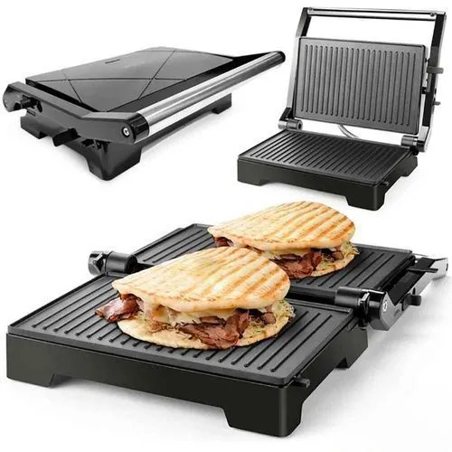 Grill Électrique 850W pour Sandwichs ,Pratique pour la Cuisine Maison