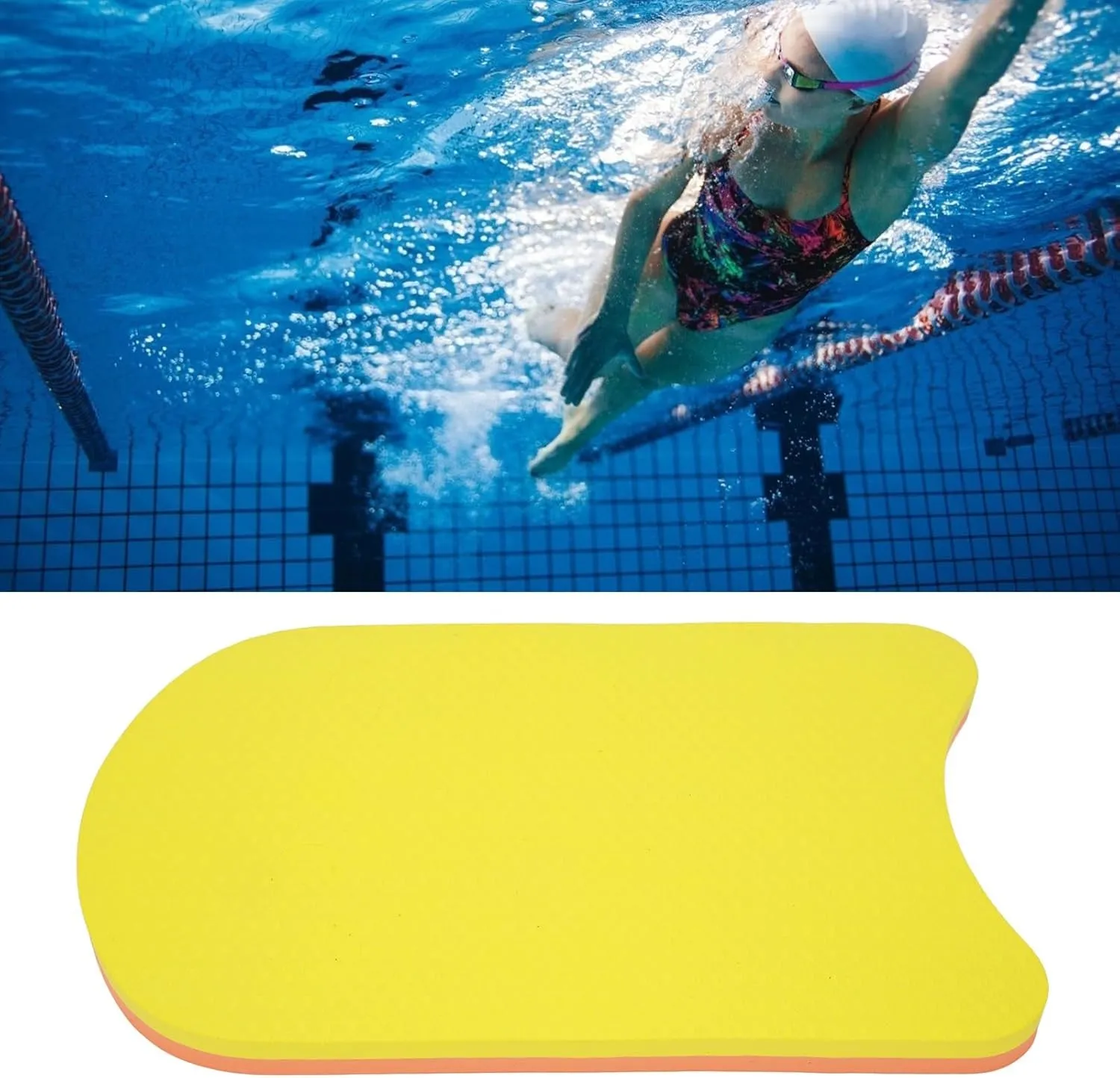 Planche de Natation en Mousse EVA en Forme de U pour Enfants et Adultes