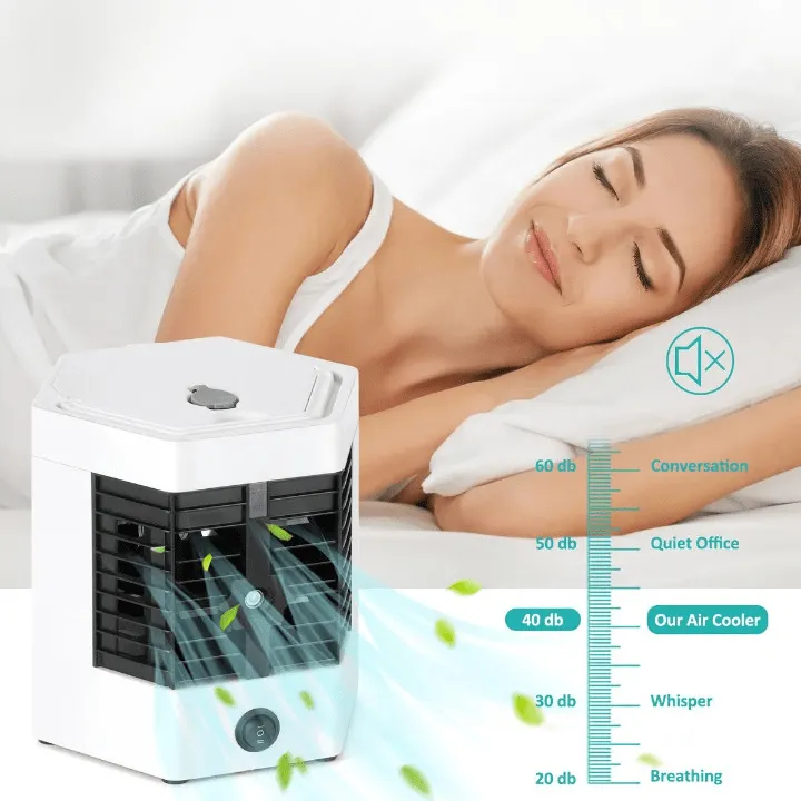 Mini Climatiseur Électrique Portable pour Chambre à Coucher et Jardin et pique-nique