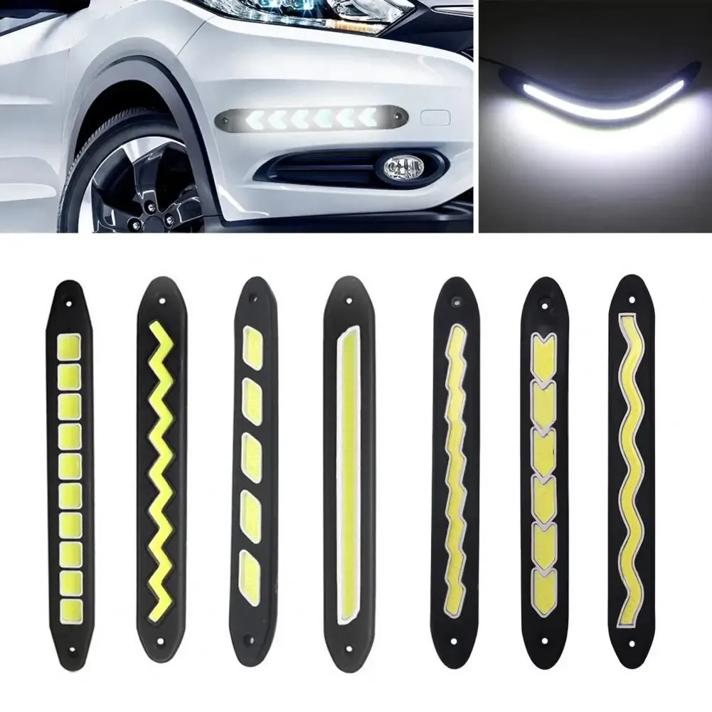 Ensemble de 2 Lampes LED DRL Souples pour Voiture, étanche