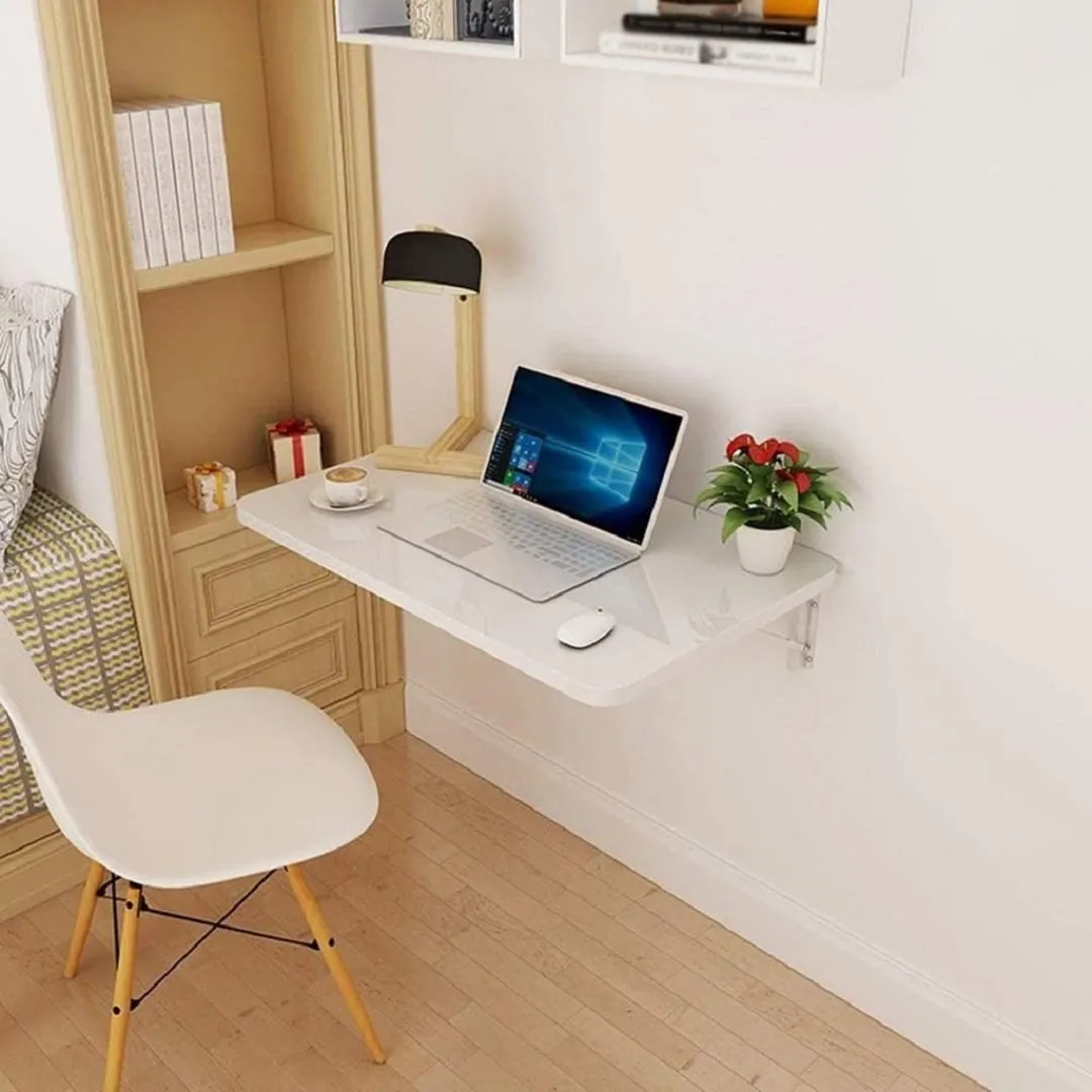 Bureau Pliable blanc utiliser pour table cuisine et Bureau