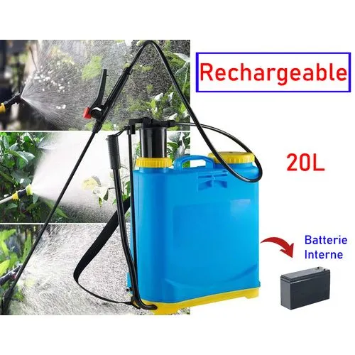 MaxSpray Pro Pulvérisateur à Dos Rechargeable 20 Litres Performances Haute Pression
