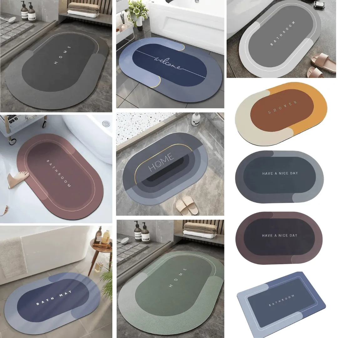 Alliez sécurité et style avec notre Nouveau Tapis de Bain Antidérapant (colleur désigne aléatoire)