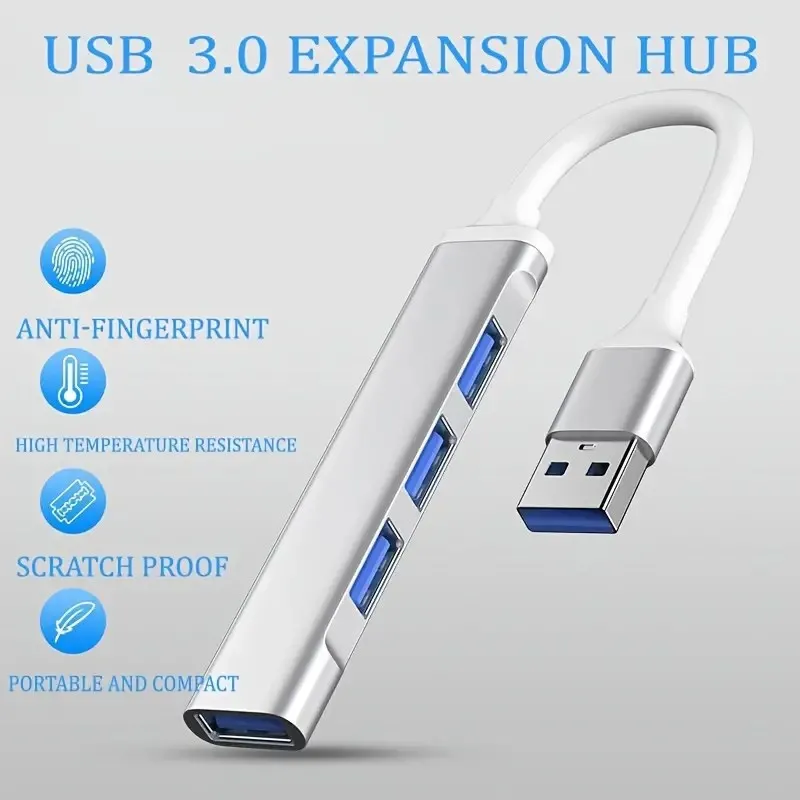 Le concentré de connectivité HUB USB Type C Mini 4 en 1