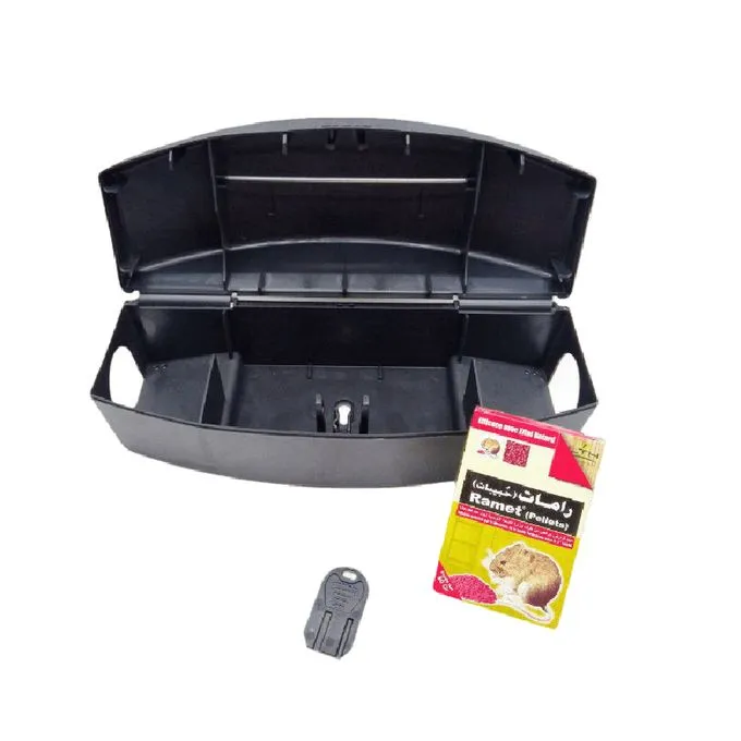 Éliminez les rongeurs avec facilité Boîte à appâts puissante pour mettre fin à la vie des rats