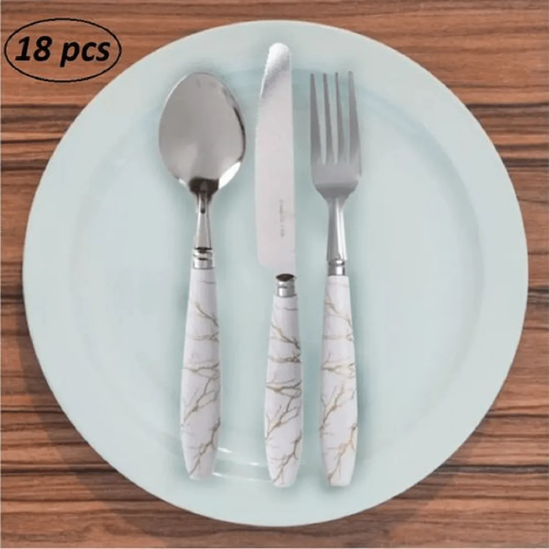 18 Pièces lot de Couverts ménagère en acier inoxydable