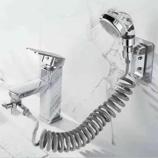 Ensemble Pomme de douche, douchette à main pour robinet évier