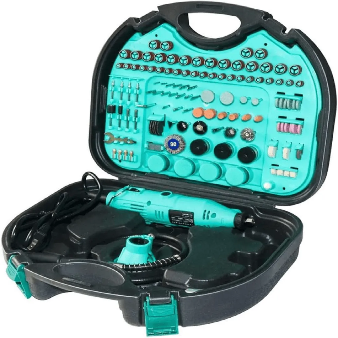 Double Mini perceuse, Ensemble d'outils rotatifs stylo de gravure