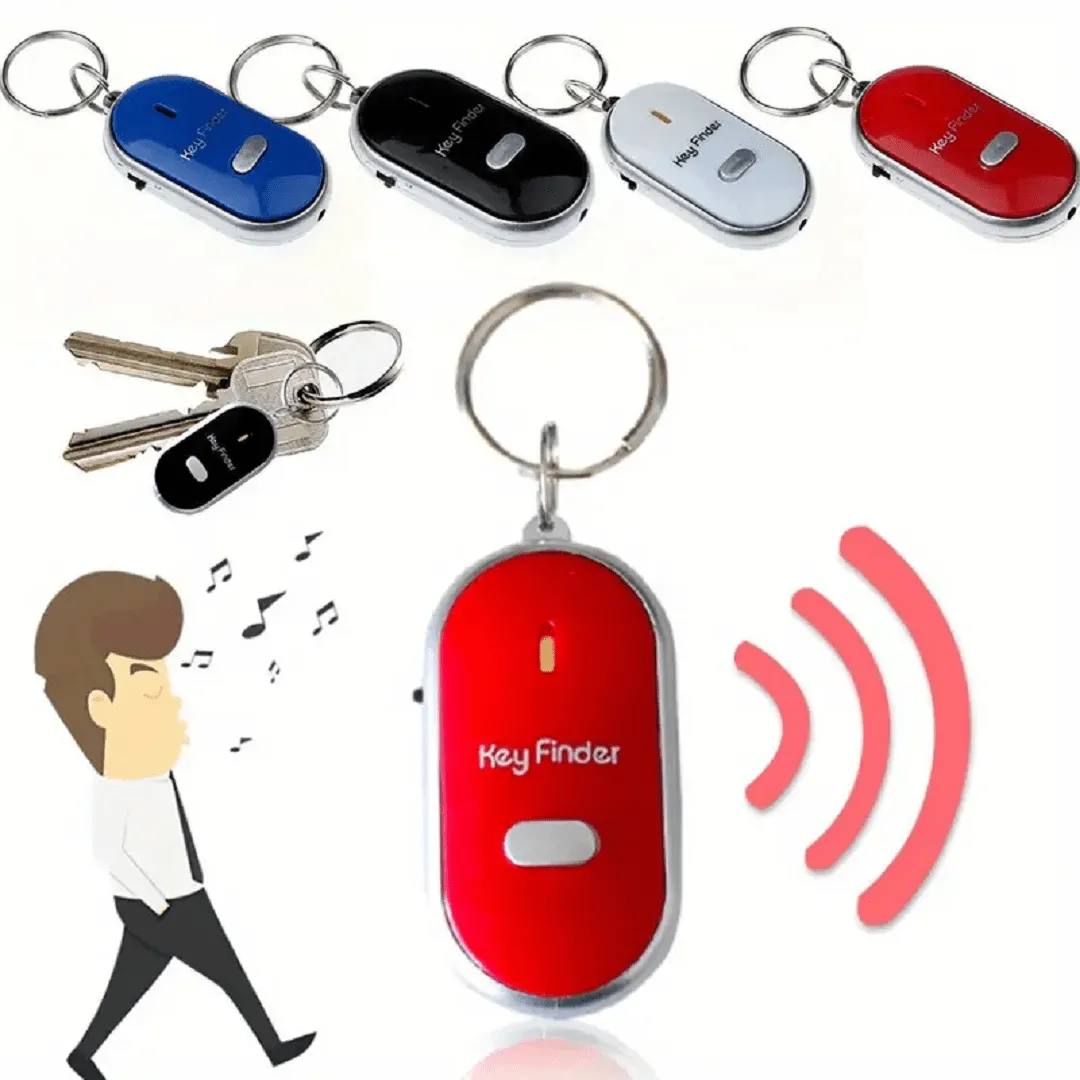 Localisateur de clé perdue, Key Finder Mini sifflet recherche de clé (colleur aléatoire)