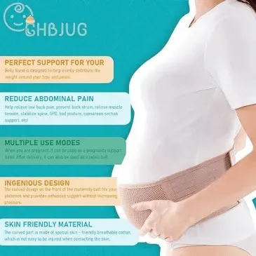 Ceinture de Maternité Médicale Confort Plus pour Femmes Enceintes