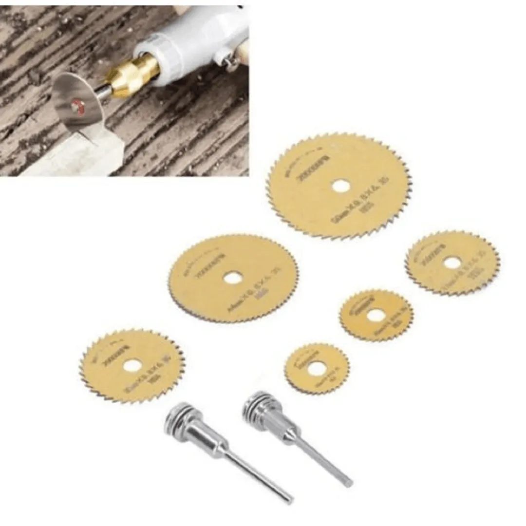 8pcs Mini lame HSS de scie en acier à haute vitesse pour le travail du bois