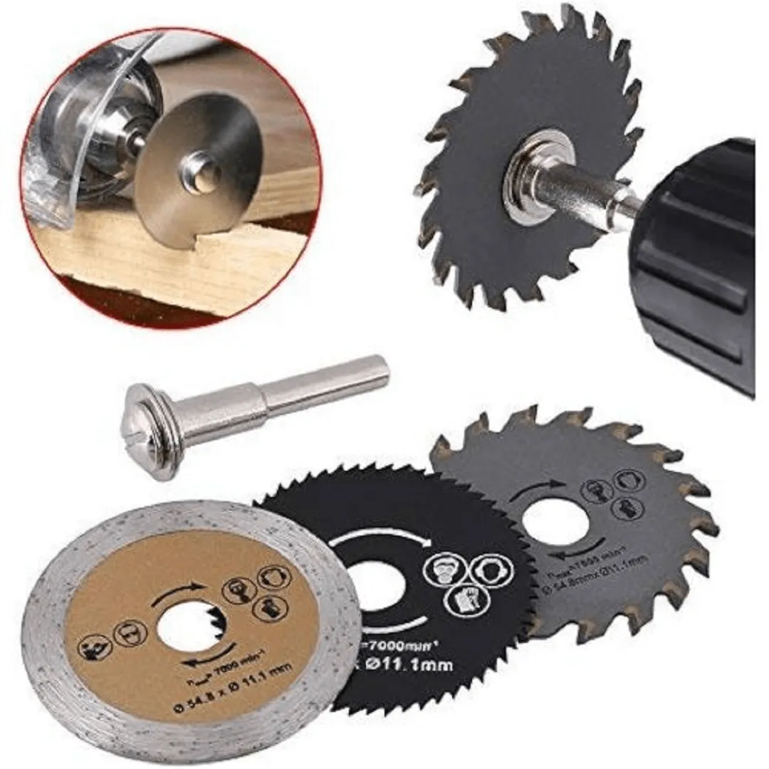 3pcs mini lame de scie circulaire de haute qualité pour couper le bois
