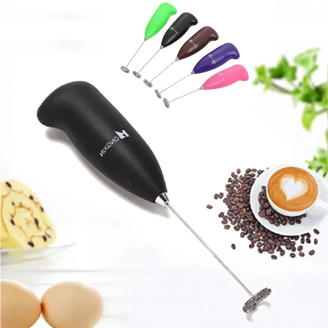 Batteur électrique polyvalent pour lait et café et œufs (colleur aléatoire)