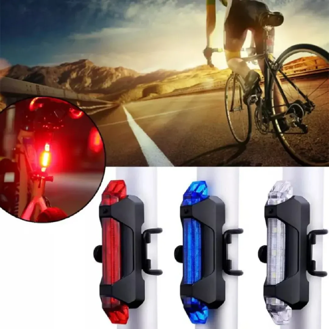 Feu arrière de vélo USB rechargeable pour une sécurité