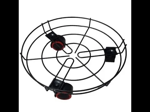 Support mobile en métal pour bouteilles de gaz