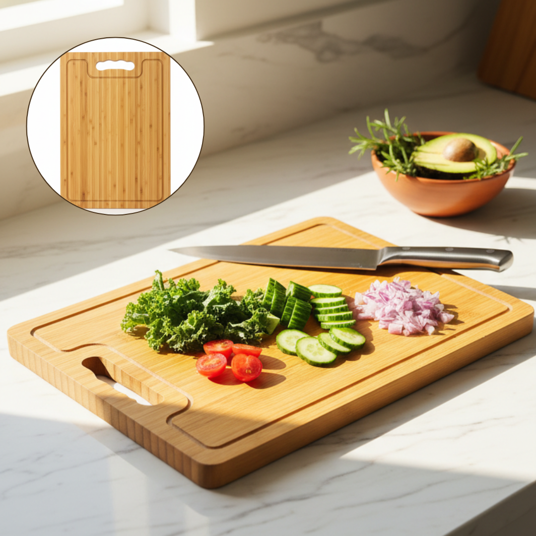 Planche à découper pratique avec poignée, antidérapante et durable pour une découpe facile