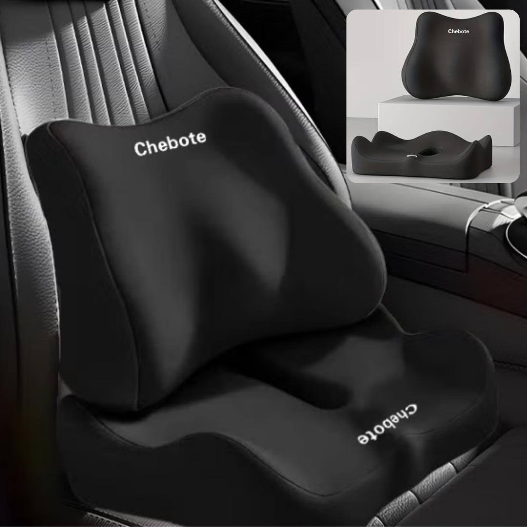 Coussin ergonomique en mousse à mémoire pour siège et dossier, soutien de posture pour bureau, voiture et fauteuil roulant