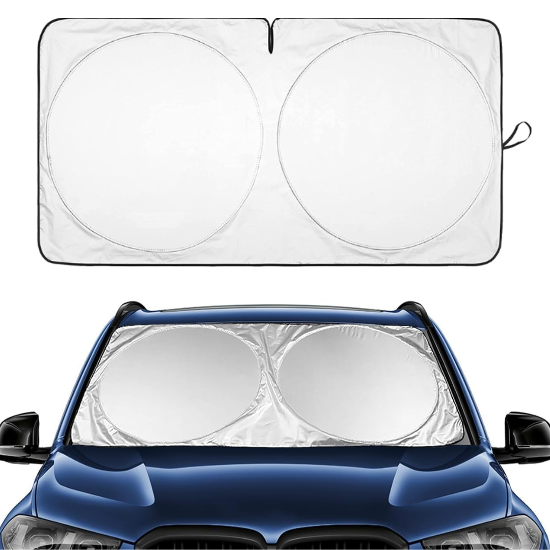 Pare-soleil pliable pour pare-brise de voiture, protection UV pour un habitacle plus frais